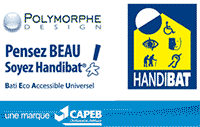 Le label HANDIBAT est attribu&eacute; &agrave; Polymorphe Design !