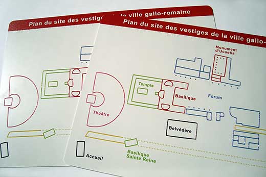 Des supports p&eacute;dagogiques pour les vestiges de la ville gallo-romain.