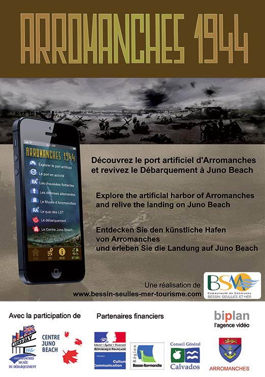 D�couvrez le port artificiel d'Arromanches et revivez le D�barquement � Juno Beach.